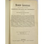 [opr. R. Jahoda] Nowiny Lekarskie 1901-8; 1911, 9 tomów jednego z najpoważniejszych polskich czasopism medycznych XIX/XX w. [oprawy gabinetowe]