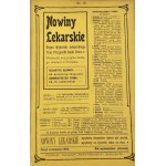 [Opr. R. Jahoda] Nowiny Lekarskie 1901-8; 1911, 9 Bände einer der seriösesten polnischen medizinischen Zeitschriften des 19. (Schrankeinband).