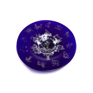 Decorative platter: He stopped the Sun, moved the Earth. - Jerzy MARAJ, BOROWSKI