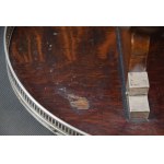 Beczka na whiskey Art Deco, srebro, Sheffield, Mappin & Webb, lata 20-te.