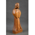 Rzeźba Anioł, drewno, lata 30-te. Sygn.W. Lam?