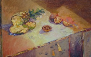 Beata Sękiewicz-Gaudy, Stół z ananasem i pomarańczami