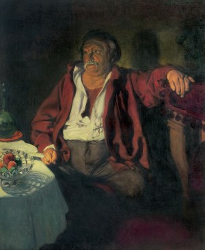 Mehoffer Józef, PORTRET ALEKSANDRA DE JEANA, 1896