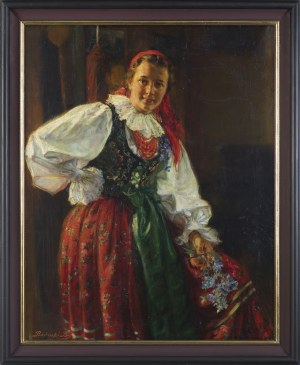 Barbacki Bolesław, PORTRET HELENY BARBACKIEJ. 1937