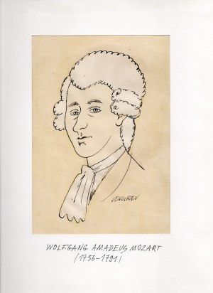 Zbigniew Lengren (1919 - 2003), „Wolfgang Amadeusz Mozart”