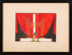 Otto AXER (1906-1983), Projekt dekoracji [I]