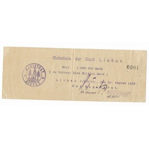 Lubawka 1 milion marek 1923