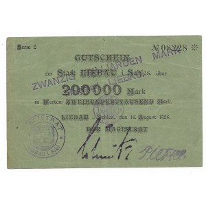 Lubawka 20 miliardów marek (przedruk) 1923