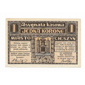 Cieszyn 1 korona 1919