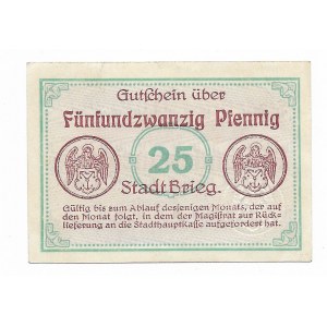 Brzeg 25 fenigów 1920