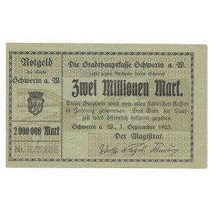 Skwierzyna 2 miliony marek 1923