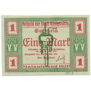 Królewska huta (Chorzów) 1 marka powstańcza 1921