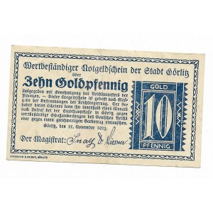 Zgorzelec 10 Goldfeningów 1923