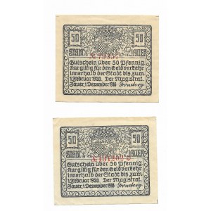 Jawor 2 x 50 feningów 1918 (odmiana z gwiazdką przy numeratorze)