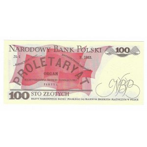 100 złotych 1986, seria PK