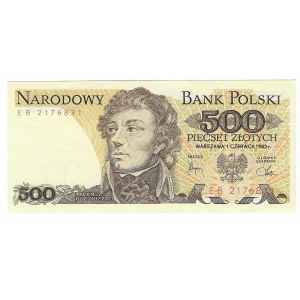 500 złotych 1982, seria EB