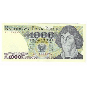 1000 złotych 1982, seria KL