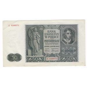 50 złotych 1941, seria E