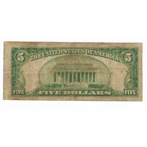 USA, 5 dolarów 1929