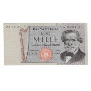 Włochy, 1000 lirów 1969