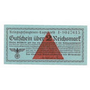 Niemcy, Uniwersalne bony obozowe, Kriegsgefangenen- Lagergeld - 2 marki