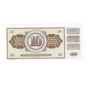 Jugosławia, 10 dinarów 1968