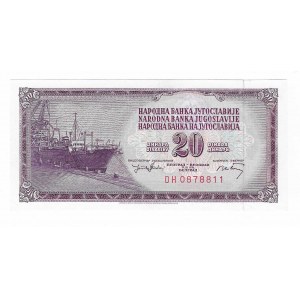 Jugosławia, 20 dinarów 1974