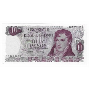 Argentyna, 10 Pesos 1976