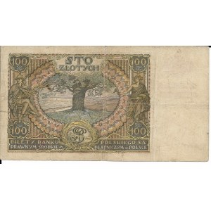 100 złotych 1932 z przedrukiem Generalnej Guberni
