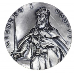 Medal serii królewskiej, Mieszko I / Dobrawa