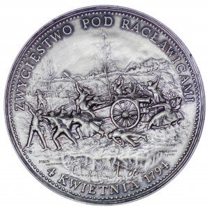 Medal, Tadeusz Kościuszko / Bitwa pod Racławicami, sygnowany 70mm