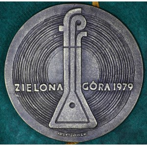 Medal, XV Festiwal piosenki radzieckiej 1979, sygnowany Krzyszowski, 87mm