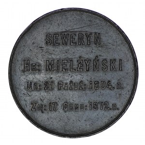 Medal, Seweryn Hr. Mielżyński Cnocie cześć 1872