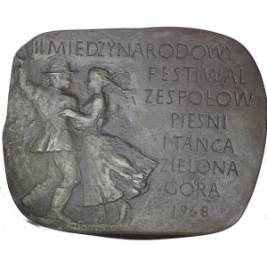 Medal, III Międzynarodowy Festiwal Pieśni i Tańca, 1968, 150x133