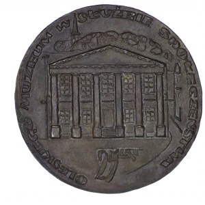 Medal, 25 lat Oleskiego Muzeum, lany 98mm