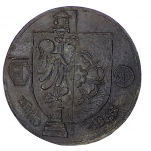 Medal, 25 lat Oleskiego Muzeum, lany 98mm