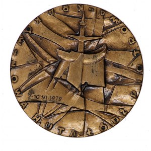 Medal, Jan Paweł II, wizyta 2-10.06.1979, miedź oksydowana, 45 mm
