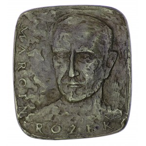 Medal, Marcin Rożek, lany sygnowany Alfred Kózka, 83x73 mm