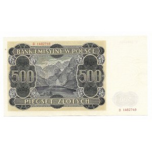 500 złotych 1940, seria B