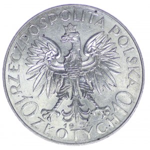 10 złotych 1932 ze znakiem mennicy