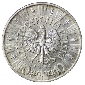 10 złotych 1936 - Piłsudski