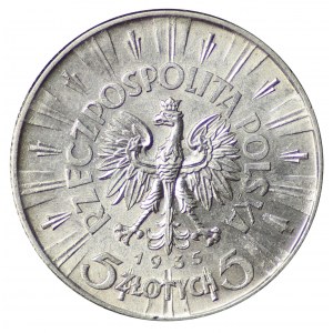 5 złotych 1935 - Piłsudski