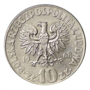 10 złotych Kopernik 1968