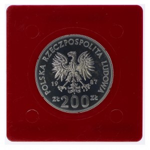 200 złotych 1987, Warszawa, Igrzyska XXIV Olimpiady 1988, tenisistka