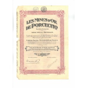 Belgia, Les Mines d'Or de Porcecito, 100 francs