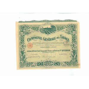 Francja, Compagnie Generale des Tabacs, 250 francs, 1924