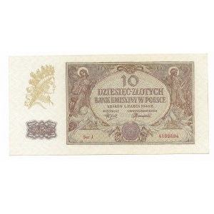 10 złotych 1940, seria J