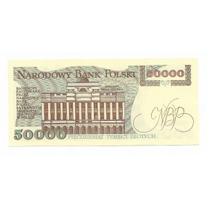 50000 złotych 1989, seria AU