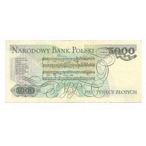 5000 złotych 1986, seria BD
