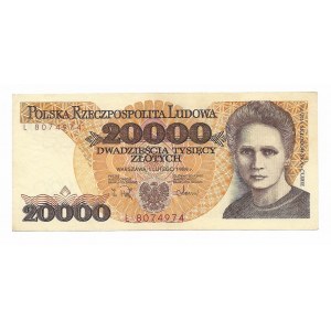 20000 złotych 1989, seria L
